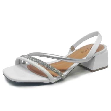 Imagem de Sandalia Feminina Salto Bloco Baixo Beira Rio 8423.217