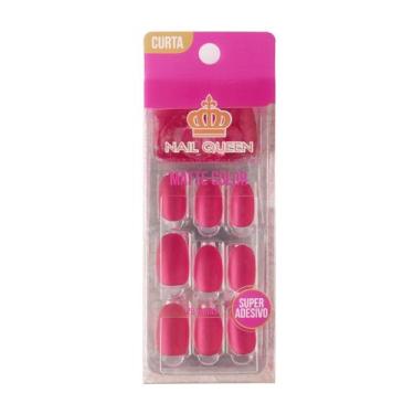 Imagem de Unha Autocolante Matte Color Pink 698 - WORLD QUEEN 