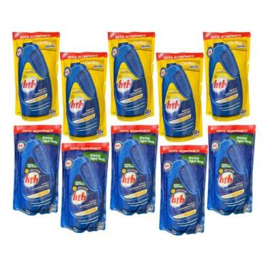 Imagem de 5 Algicida Manutenção Hth 5 Maxfloc Clarificante 900 Ml