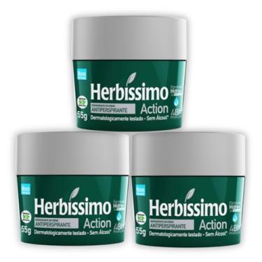 Imagem de Kit 3 Desodorante Creme Action 55g