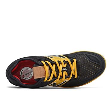 Imagem de New Balance Tênis de beisebol masculino M3000v3 de metal, Amarelo, 16