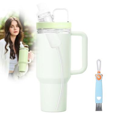 Imagem de Adaptador de copo para Stanley para Cirkul, compatível com Stanley 1,134 g e 1,8 g Quencher H2.0 FlowState Copo de aço inoxidável, libere os sabores que você ama, livre de BPA, à prova de vazamento