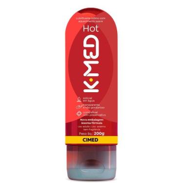 Imagem de Gel Lubrificante Íntimo K-med Hot 200ml - CIMED