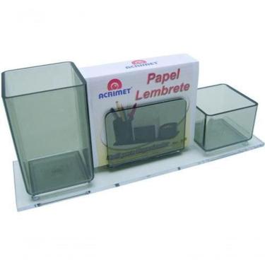 Imagem de Porta Lapis Clips E Lembrete E Papel Bco Acrimet 947 Fume