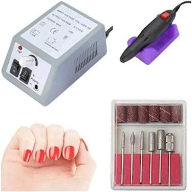 Imagem de Ferramenta Elétrica Bivolt 110-240V Lixadeira Modelador de Unha Manicu