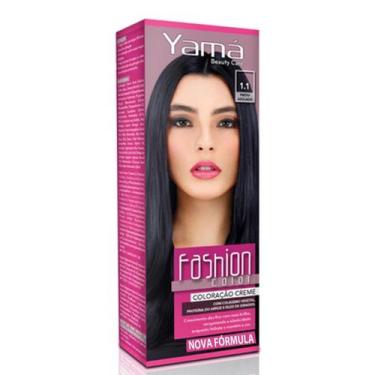 Imagem de Coloração Fashion Color 1.1 Preto Azulado 60g - Yamá