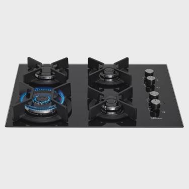 Imagem de Cooktop em Vidro 4 Bocas à Gás Bivolt Infinity Fischer