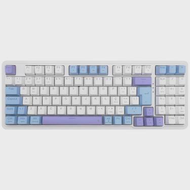 Imagem de Teclado mecanico gamer gloria pro wireless switch bumblebee redragon K664WBP-RGB-PRO branco E azul