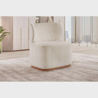 Imagem de Poltrona Para Sala De Estar Moderna Sun Nude