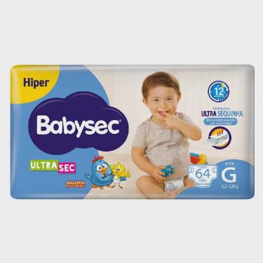 Imagem de Fralda baby sec ultra hiper G com 64 unidades