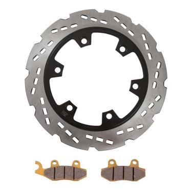 Imagem de Disco De Freio Dianteiro Com Pastilha Moto Dafra Apache 150