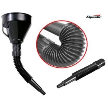 Imagem de Funil Plastico Reforçado Para Troca De Oleo Moto Com Peneira - Sparta