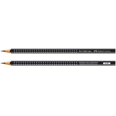 Imagem de Lápis Grafite EcoLápis Grip 2B 1 un 17,5 cm Faber-Castell Madeira Reflorestada