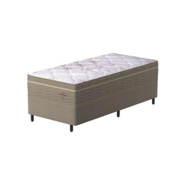 Imagem de Conjunto Box Solteiro Mola Prodormir Sensitive Ômega (88x188x58cm) Bra