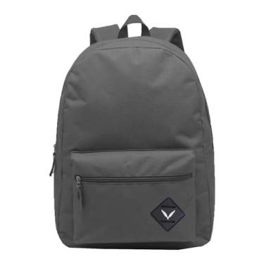 Imagem de Mochila Masculina Feminina Juvenil Unissex Básica Nylon - Yepp, Cinza