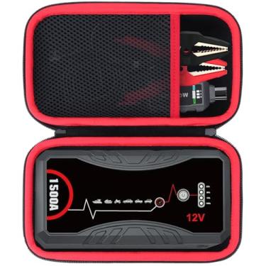 Imagem de Lebakort Estojo de armazenamento compatível com NEXPOW Q10S 1500A / T11F bateria de carro portátil Jump Starter Power Pack