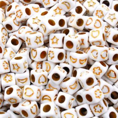 Imagem de Entremeio Quadradinho Infantil 6X6mm Em Plastico Com 500Gr - LADEIRA B