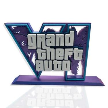Imagem de Logo GTA 6 Decorativo Pla Premium - shoptore.br