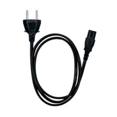 Imagem de Cabo De Força Energia 2 Pinos Ps2 Ps3 Ps4 Notebook 1,5M