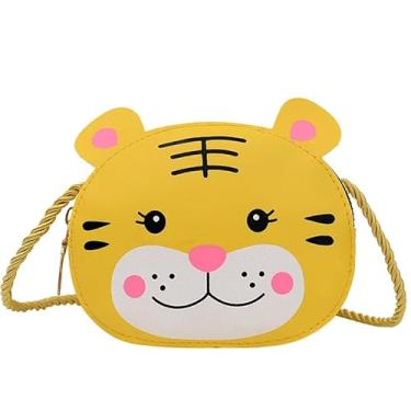 Imagem de Bolsa Infantil Menina Criança Ursinho Bolsinha Feminina (Amarelo)