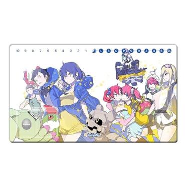 Imagem de New Mlikemat Anime Digimon Story Playmat Trading Card Game Mat DTCG Play Mat & Card Zones + Free Bag