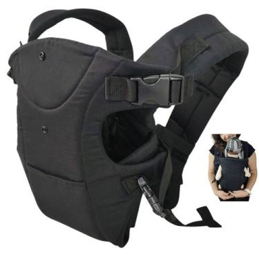 Imagem de Canguru Carregador Bebe Criança Sentado Passeio Viagem Bolso Alça Ajus