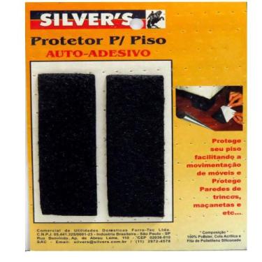 Imagem de Protetor de Piso Auto Adesivo M 3x10cm - 781 - SILVER'S - Silver s