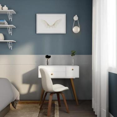 Imagem de Penteadeira com Espelho Rodnie Branca - Mobly