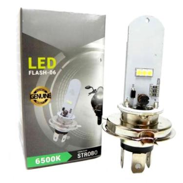 Imagem de Lâmpada Farol Moto Branca Cavalinho (LED STROBO 6500K)