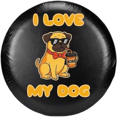 Imagem de Capa Estepe para Ecosport Crossfox Aircross Spin Aro 13' A 16' LOVE MY DOG