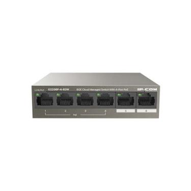 Imagem de Switch Ip-com G2206p-4-63w Gigabit 4 Portas Poe 6ge Gerenciável Em Nuv