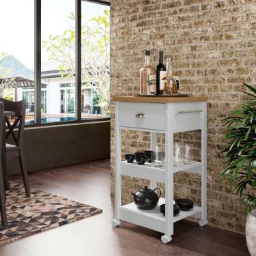 Imagem de Balcão Fruteira Galão água Ditália Ba-130 Cor:branco Branco