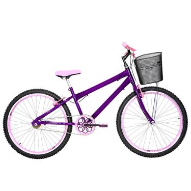 Imagem de Bicicleta Feminina Aro 26 Rbx Aero Cor Violeta E Rosa