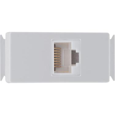 Imagem de Módulo Para Tomada Para Transmissão De Dados Rj45 Cat. 6 Tramontina Aria Branco Tramontina