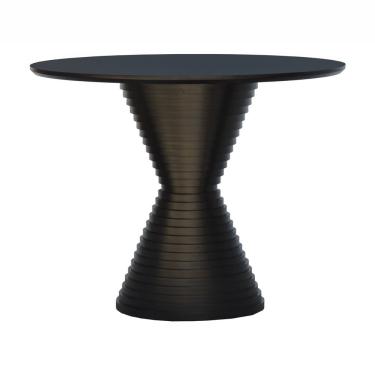 Imagem de Mesa De Jantar Apollo Tampo Redondo ø100 Preto