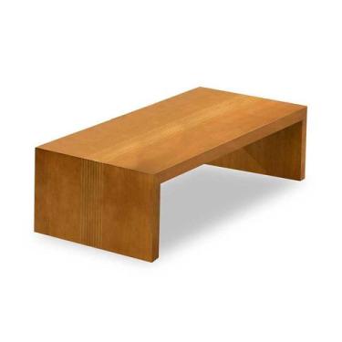 Imagem de Mesa Lateral Quadrada Gold Imbuia 50x60x60cm - Mobly