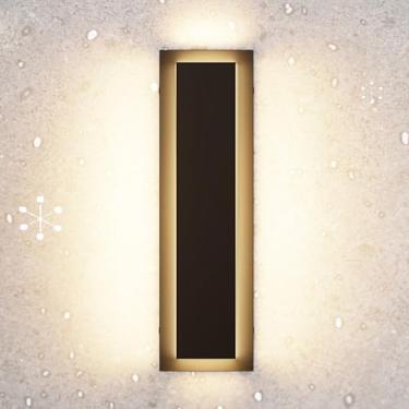 Imagem de MARYRAIN Luminárias De Parede Externas Led 15,7" H, Acabamento Em Alumínio Sólido, Ip65 À Prova Intempéries, Instalação Rápida, Montagem Para Varanda, Adequadas Ambientes Internos Ou Externos - 1 Pa