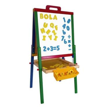 Imagem de Lousa Infantil Magnetica Quadro Portatil Educativo Carimbras