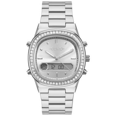Imagem de Relógio Euro Feminino Fashion Fit Sporty Prata - Eubj3890abb-4k Relógio Euro Feminino F...