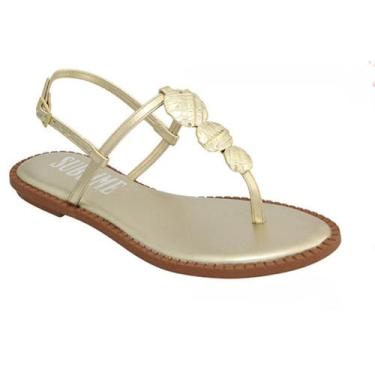 Imagem de Sandalia rasterinha - Sublime, Ouro l, 38