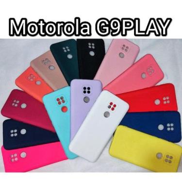 Imagem de Capinha Silicone  Veludo Dentro. Motorola G9 play/G9 - Bem , 7 preto 