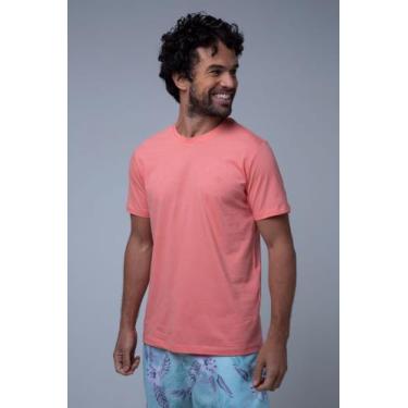 Imagem de Camiseta Básica Colors - Alfaiataria São Paulo, Laranja, G