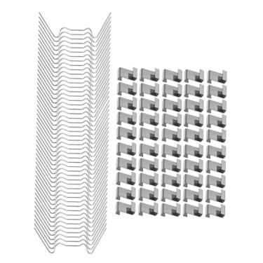 Imagem de WeiLaiKeQi 100 peças de mini clipes de estufa para pendurar clipes de vidro de estufa, peças, para quintal, jardim e casa