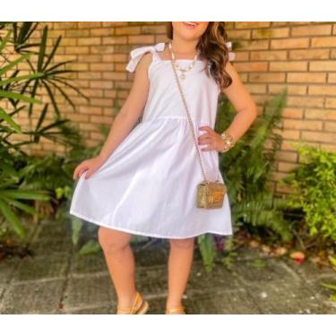 Imagem de Vestido de babados C/ manga 100% algodão FEMININO - Patricinha Kids