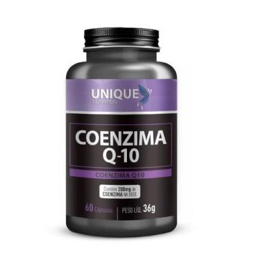 Imagem de Coenzima q10 unique 200mg 60 capsulas - Unique Nutrition