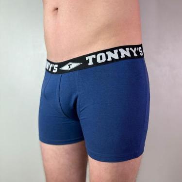 Imagem de Cueca Boxer de Cotton - Gimara, M, Marinho