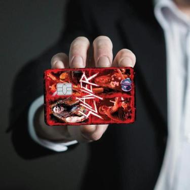 Imagem de Heavy Metal Rock Band Slayer Anime Capa Frontal Adesivo 3D Pele Para C