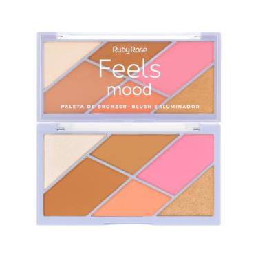 Imagem de Paleta De Blush & Bronzer E Iluminador Feels Mood Ruby Rose