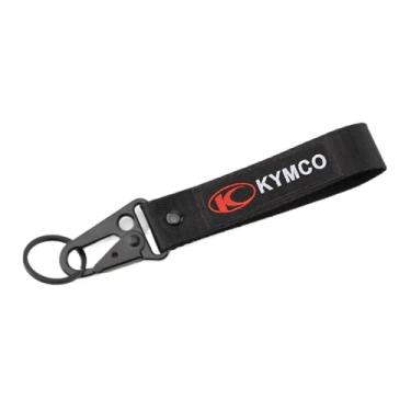 Imagem de jininshengxindianzi Motorbike Keychain Compatible With Kymco AK550 Xciting 250 300 400 500 Downtown 125 200i 300i 350i X Town Ct250 Ct300 S400 Key Chain Keyring(Army green)