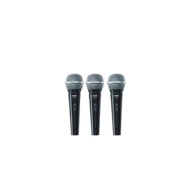 Imagem de Kit 3 UND. Mic. Shure Sv100 Multifuncional Acompanha Cabo